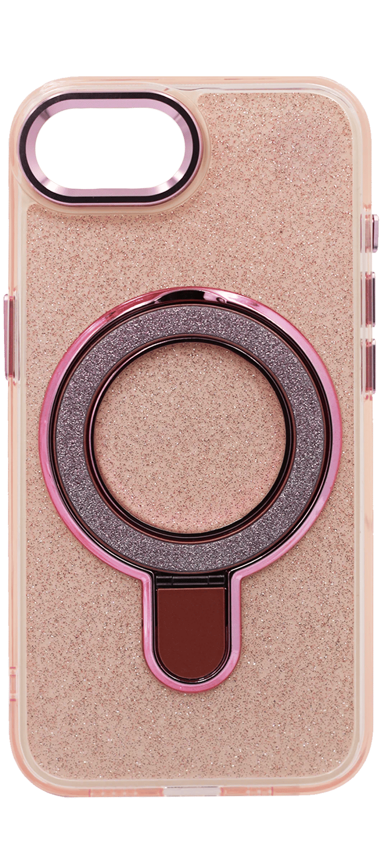 Чохол-накладка WS Shine Magsafe Stand iPhone 16e Pink