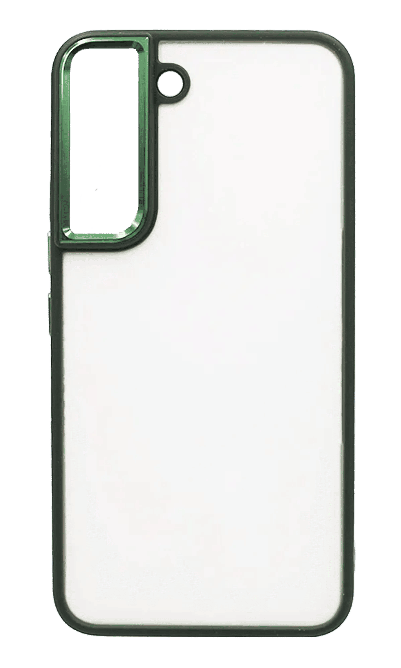 Чохол-накладка Gloss Metal Buttons для Samsung S22 SM-S901B Dark Green