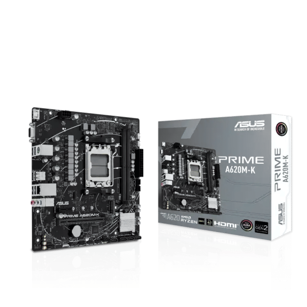 Asus PRIME A620M-K AM5 mATX Motherboard