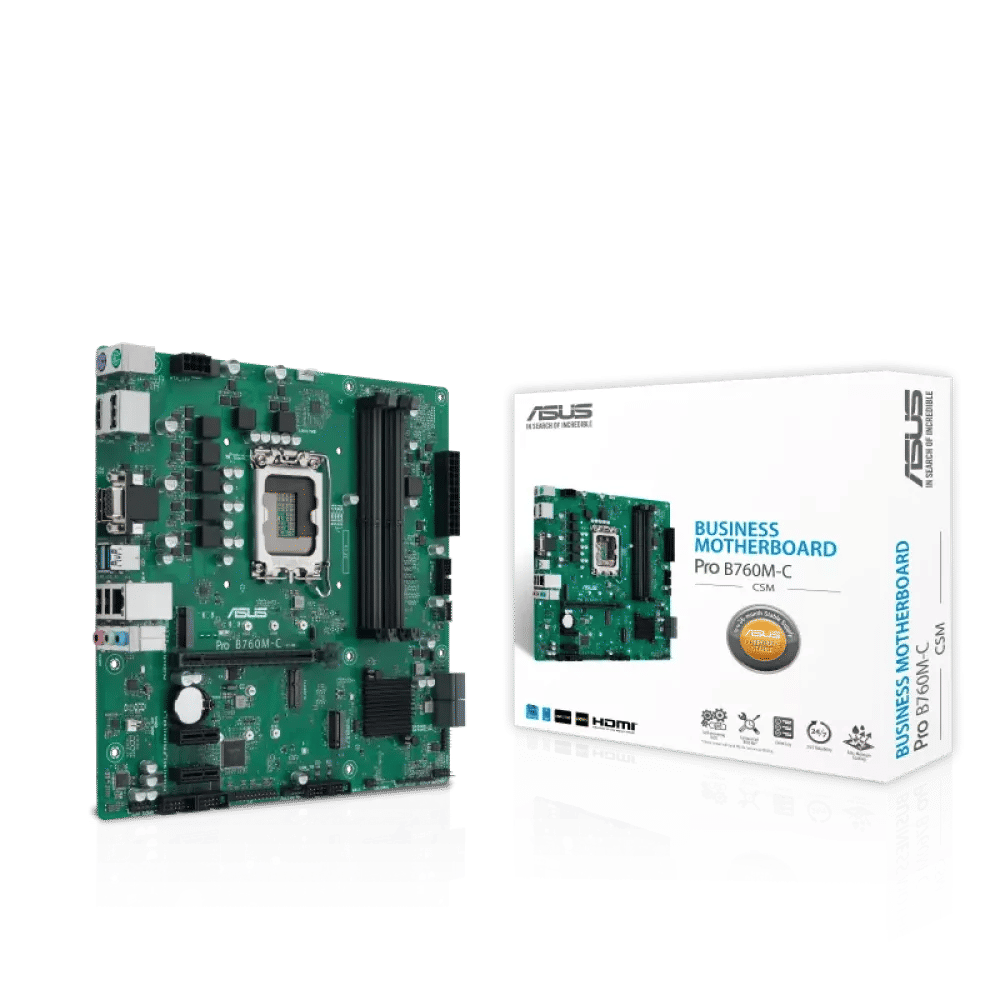 ASUS PRO B760M-C-CSM Micro-ATX Motherboard