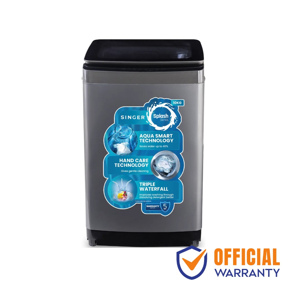 Singer SRWM-S300ATL90ISMJG1 9 KG Top Loading Washing Machine