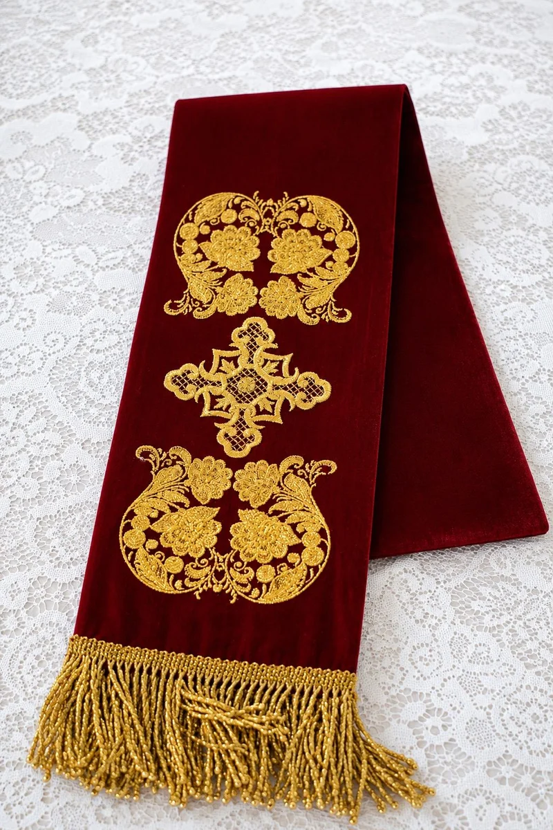 Gospel Elegance Embroidered Bookmark
