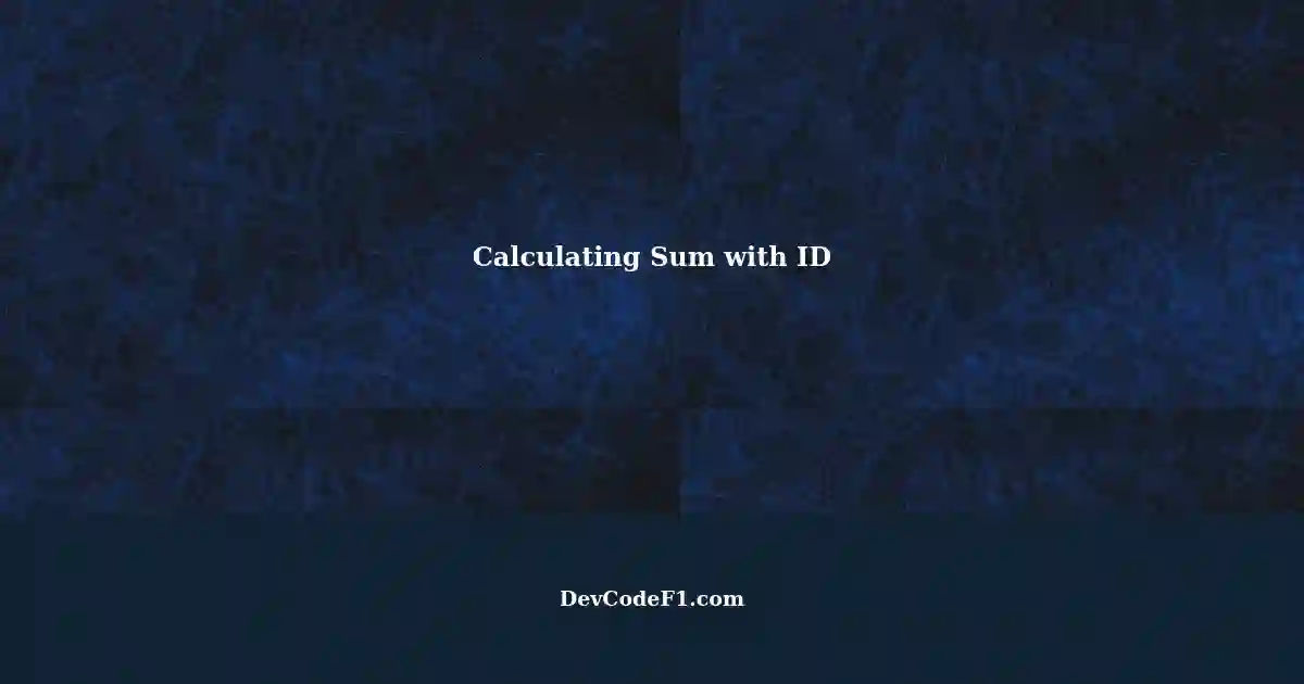 Calculating Sum Quantity: Finding Specific ID using JavaScript and jQuery