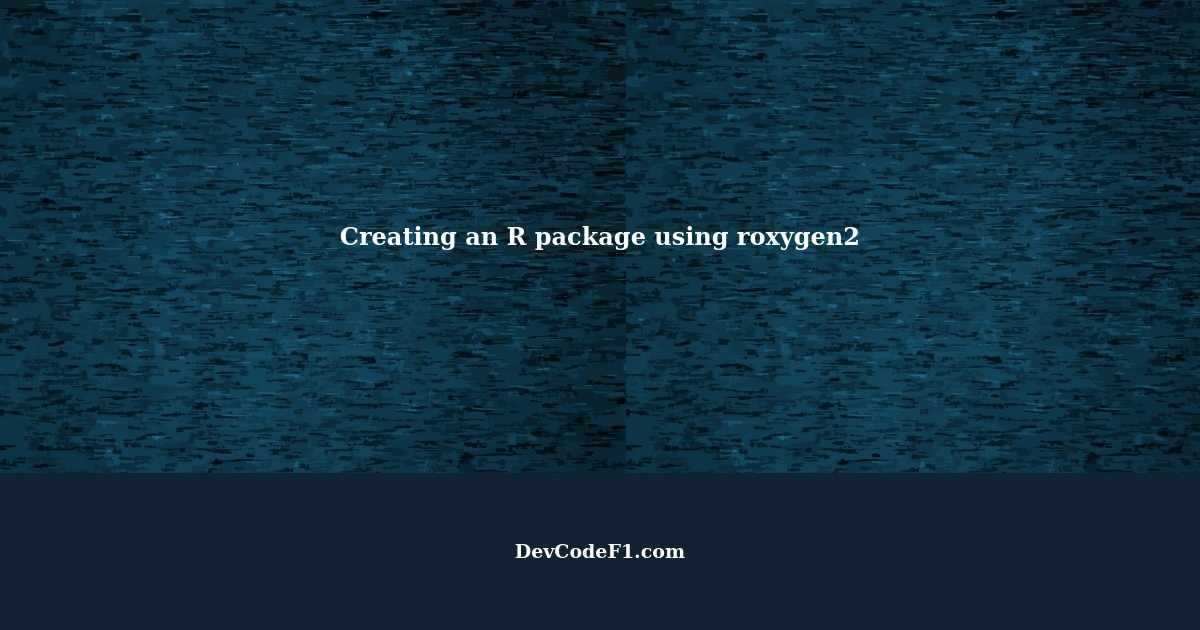 Creating an R package using roxygen2 Issue with install.packages(), error in use_namespace()