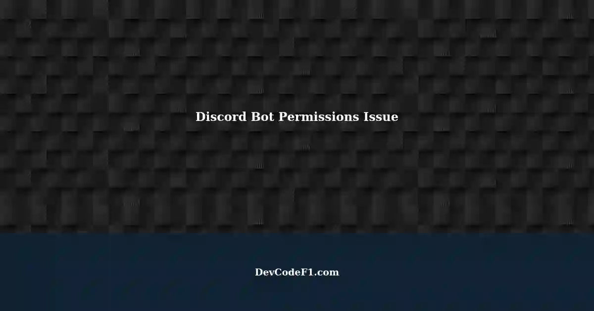 discord-bot-permissions-can-t-select-redirect-url