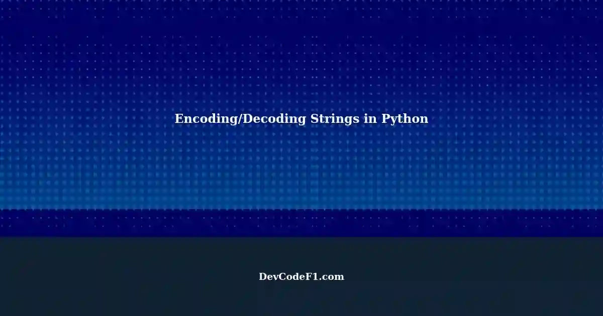 Properly Encoding/Decoding Strings in Python: BaseHTTPRequestHandler ...