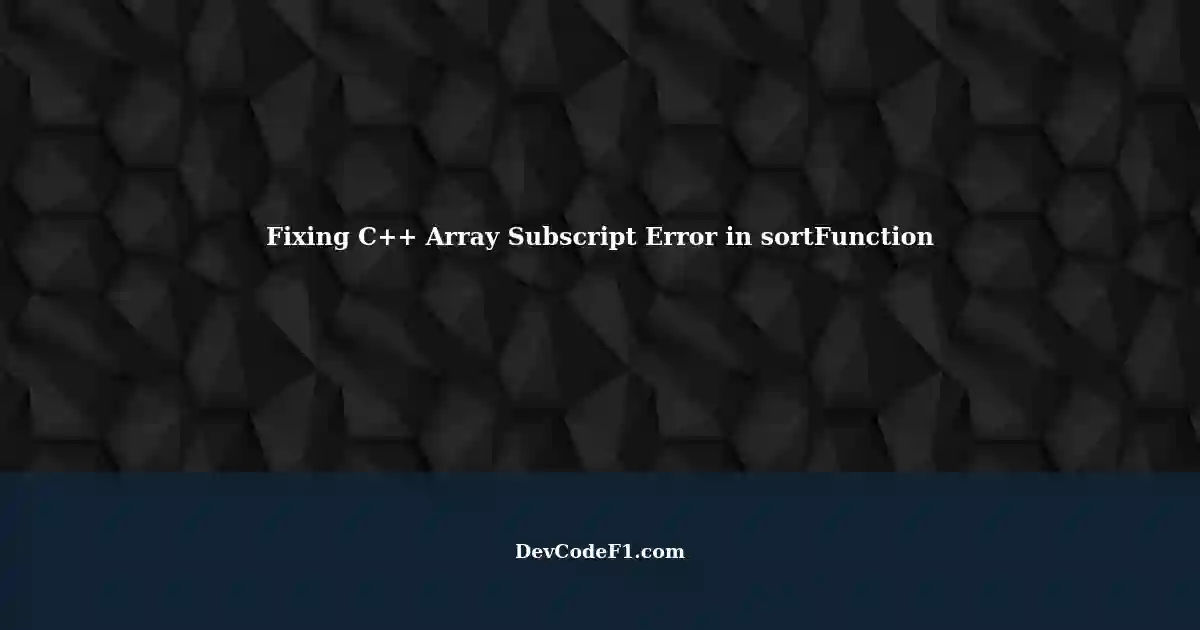 Error: Invalid Types ‚Int [Int]‘ For Array Subscript In Array – GFJB
