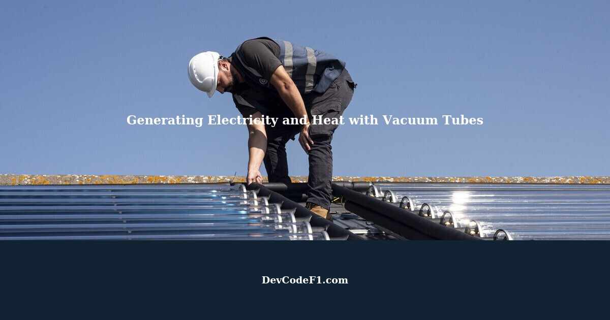 The Future of Energy Generating Electricity and Heat with Vacuum Tubes