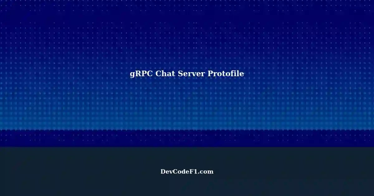 Build A Simple Chat Server With Grpc In .Net Core – SCYP