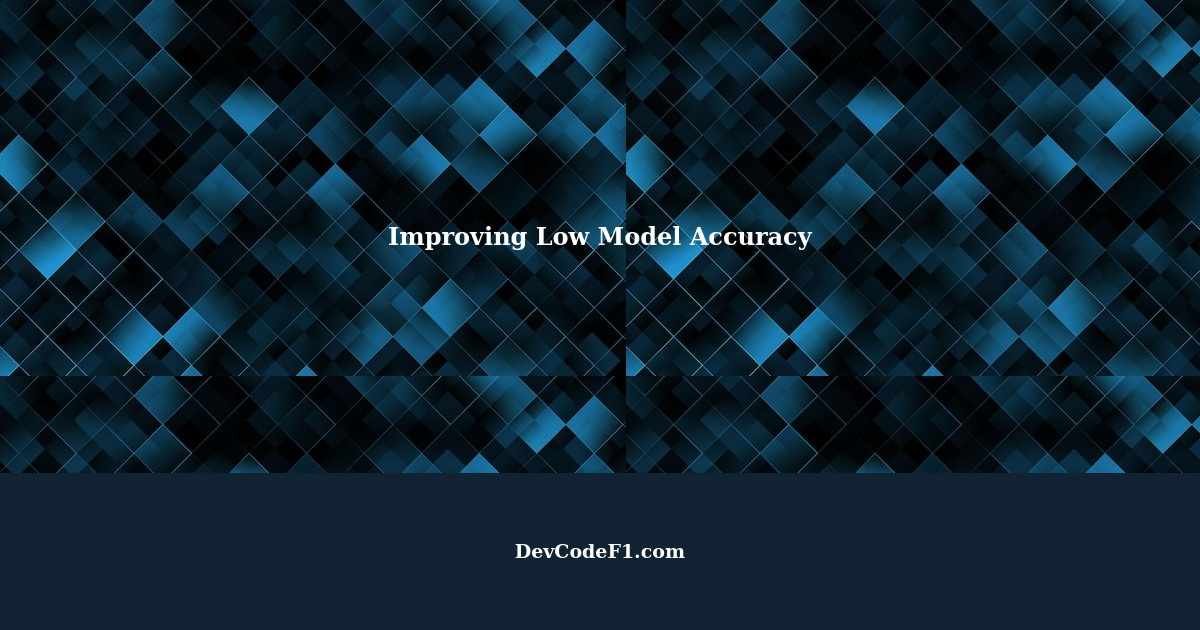 Improving Accuracy of Low Model with Autoencoder CNN