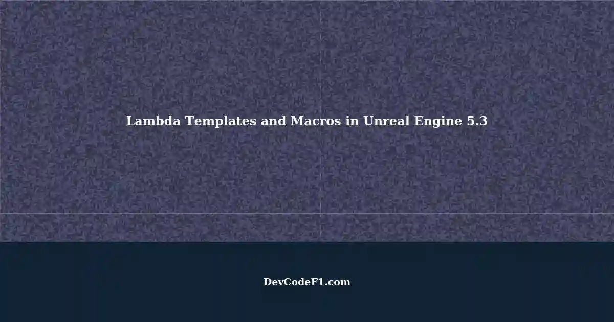 Using Lambda Templates and Macros in C++ for Asynchronous Code Snippets ...