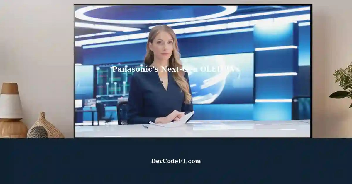 Panasonic Unveils NextGen OLED TVs at CES with FireTV and MLA Panel