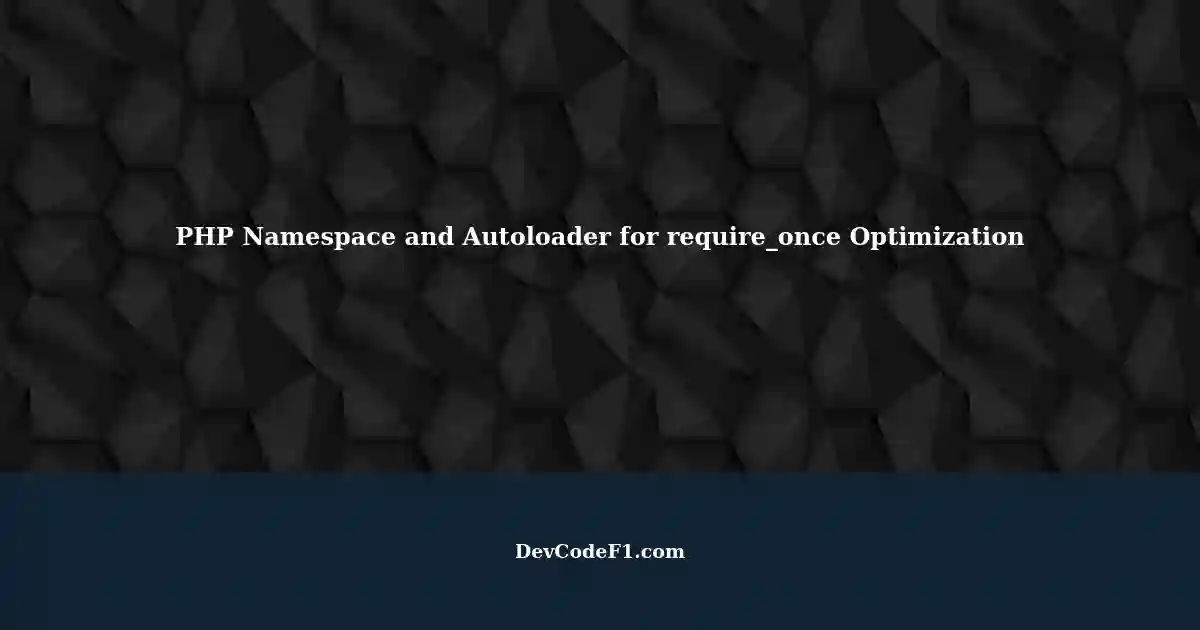 Php Autoloader Class To Load Files From Two Or Three Different Path – DRXKT