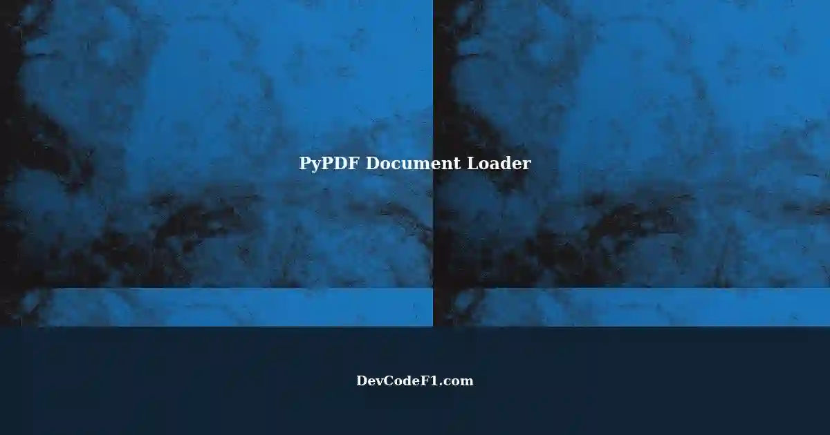 Using PyPDF to Load Binary Document Data in Python