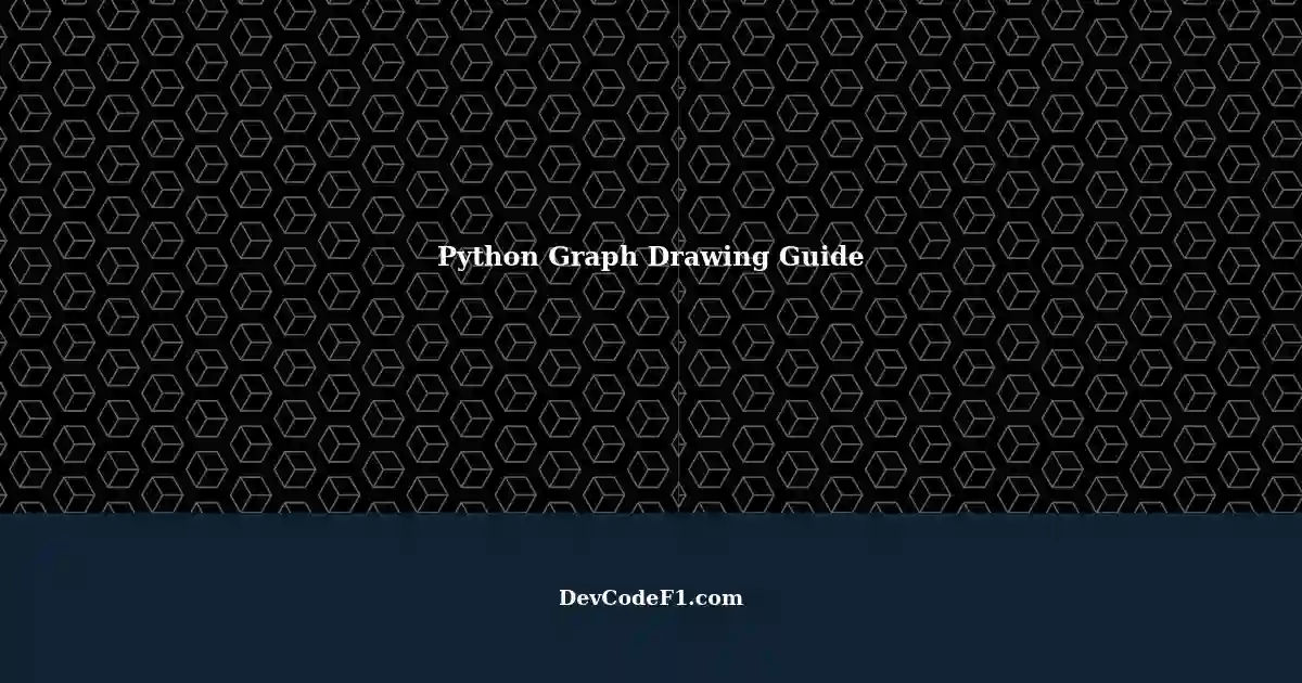 Using Python to Draw Graphs: A Guide for Software Developers