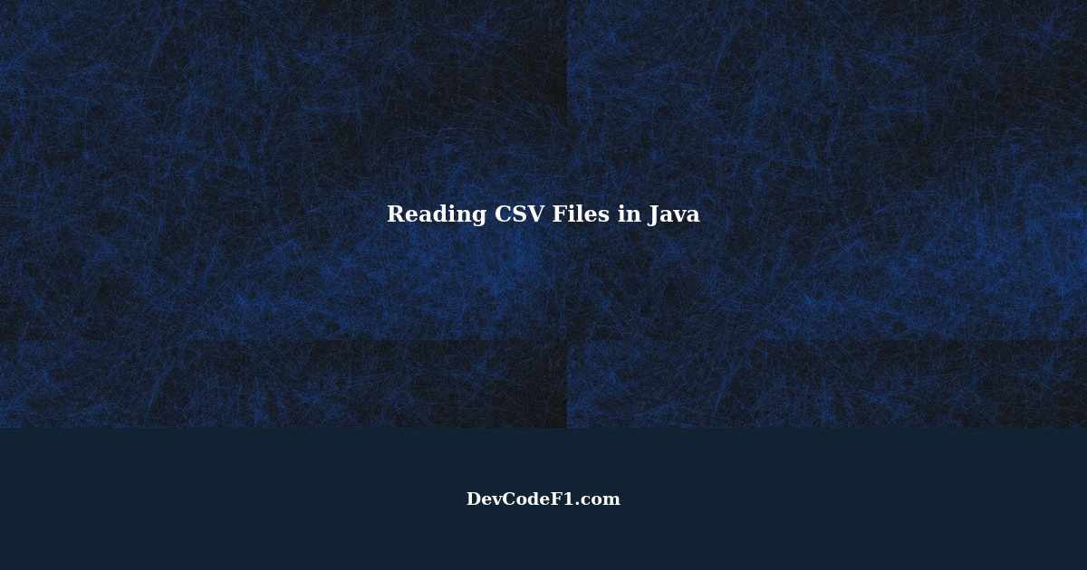 Reading and Displaying Multiple CSV Files in Java