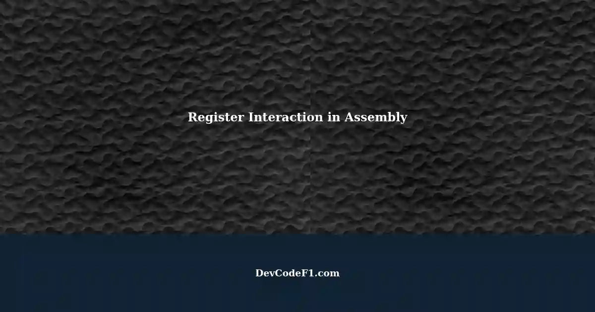 Understanding Meaning of register1register2 in Assembly Language