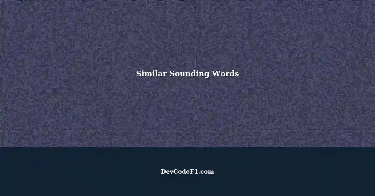 Discover Similar Sounding Words with our MultiLingual Search Engine