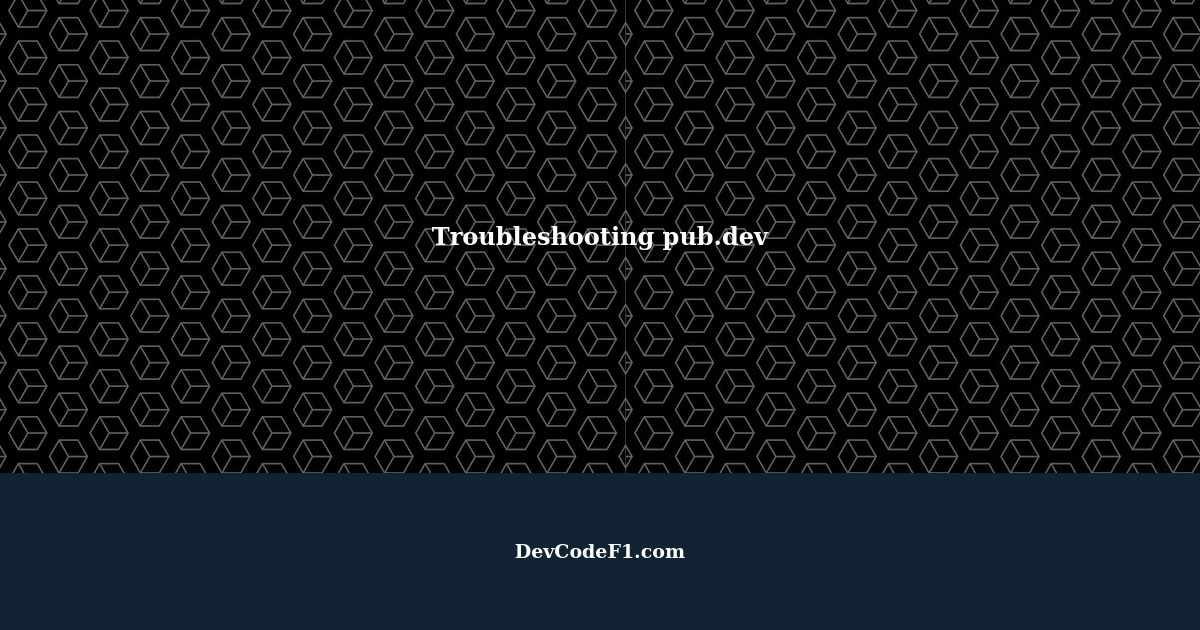 What am I doing wrong when using a package from pub.dev?