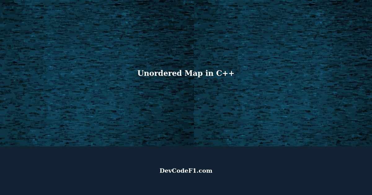 Unordered Map In C PVsMeUuRz