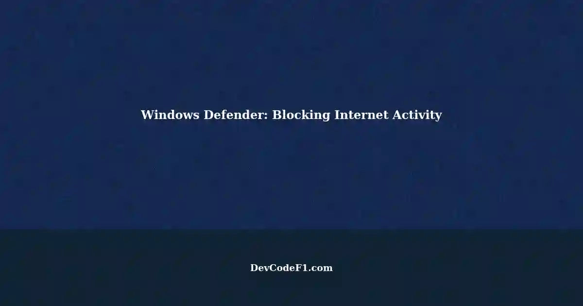Windows Defender Blocking My Webcam – SGEIZ