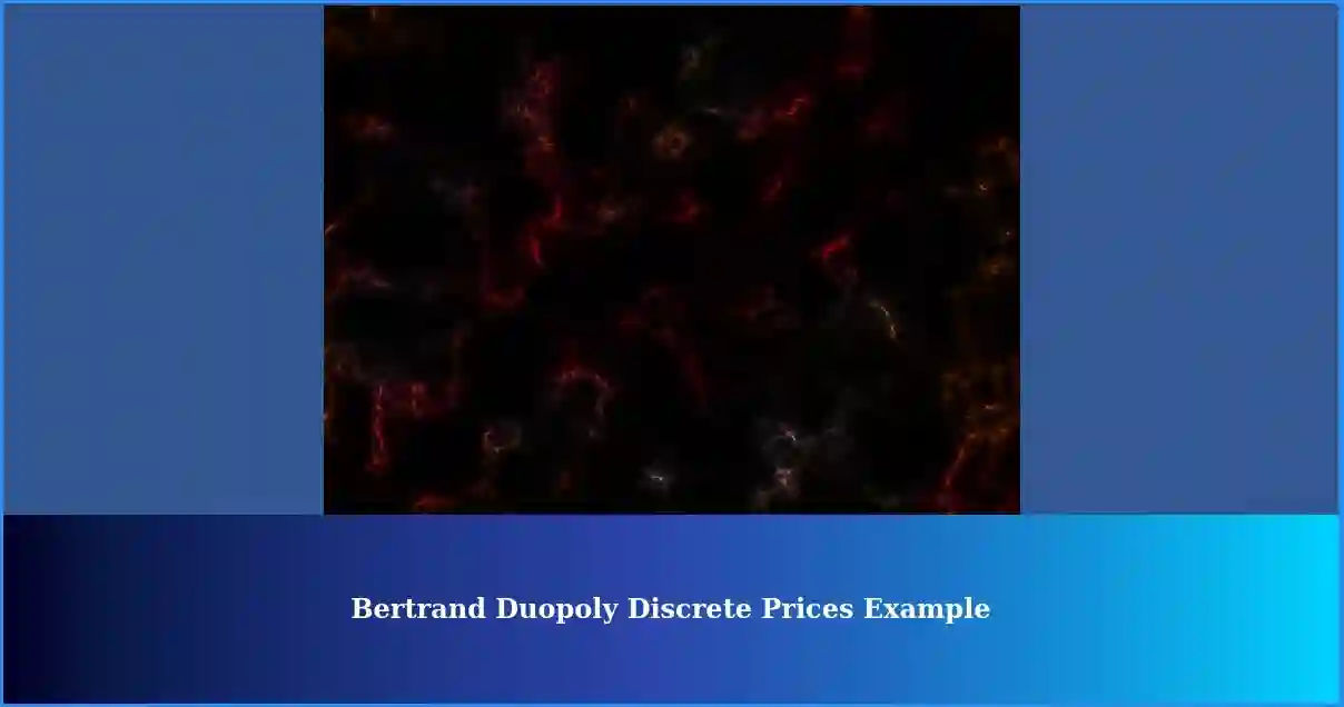 Understanding Bertrand Duopoly with Discrete Prices: An Example