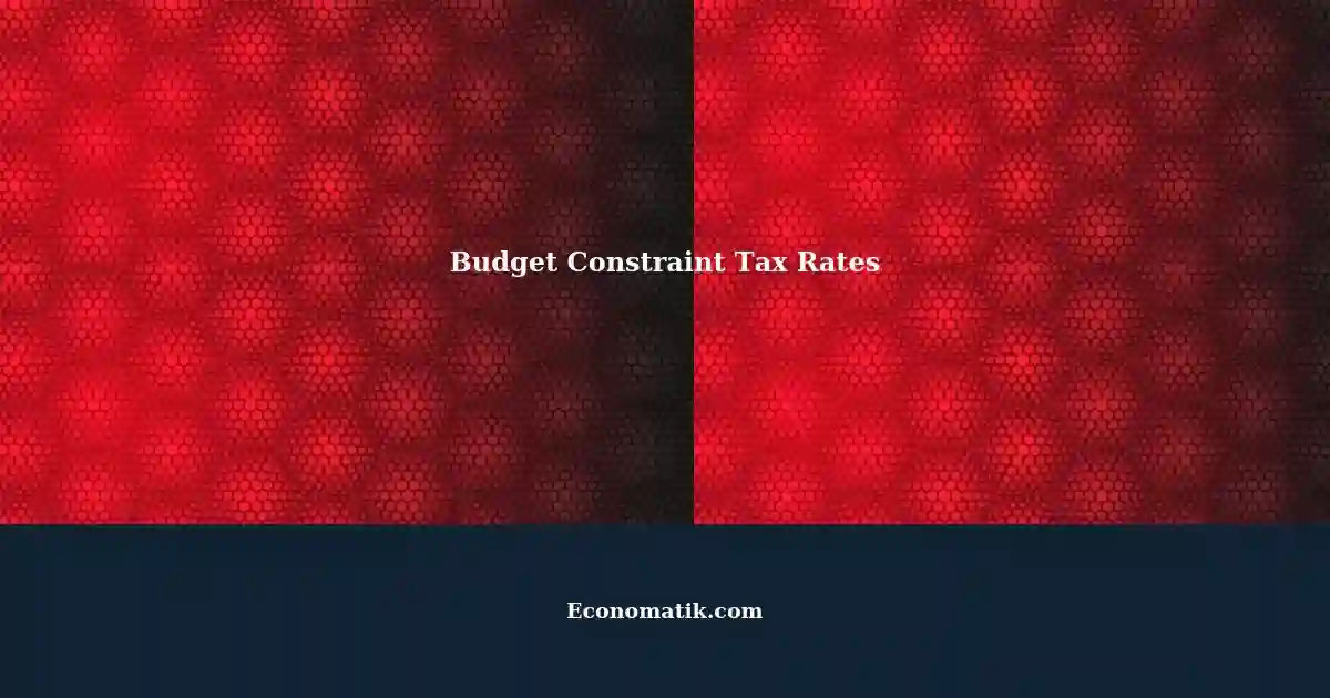 Understanding Budget Constraint Tax Rates au_1 vs. au_2