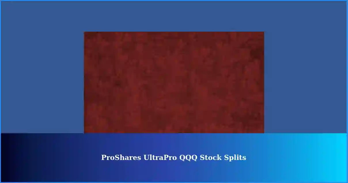 Understanding Stock Splits ProShares UltraPro QQQ's History