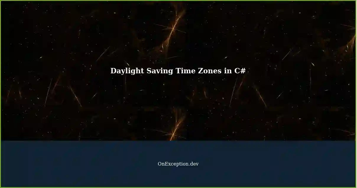Finding Equivalent Daylight Saving Time Zones in C