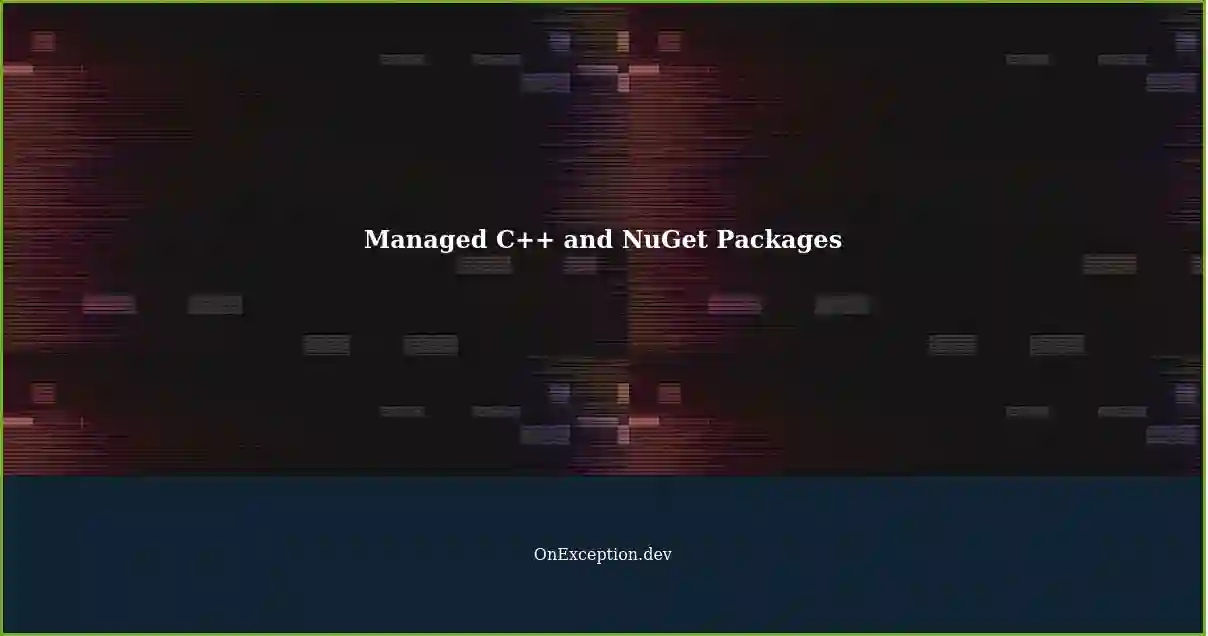 Consuming nuget packages containing multiple DLLs with Managed C++ in