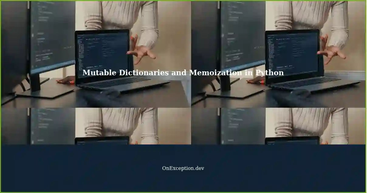 Understanding Mutable Dictionary Parameters and Memoization in Python