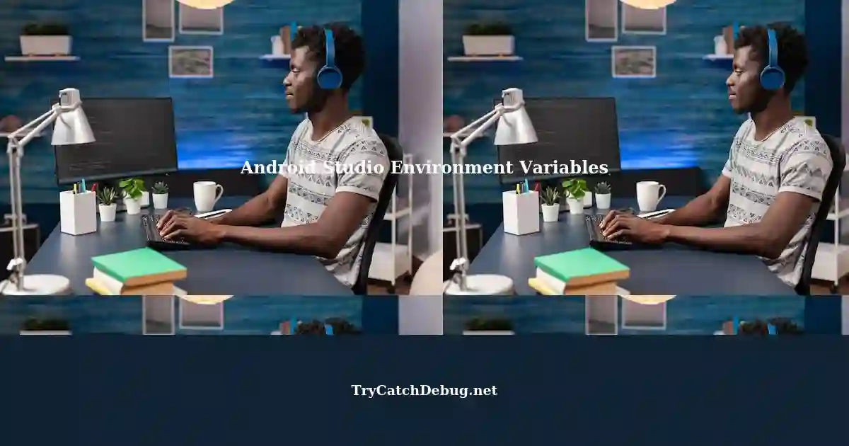 Setting up environment variables in android studio a solution to