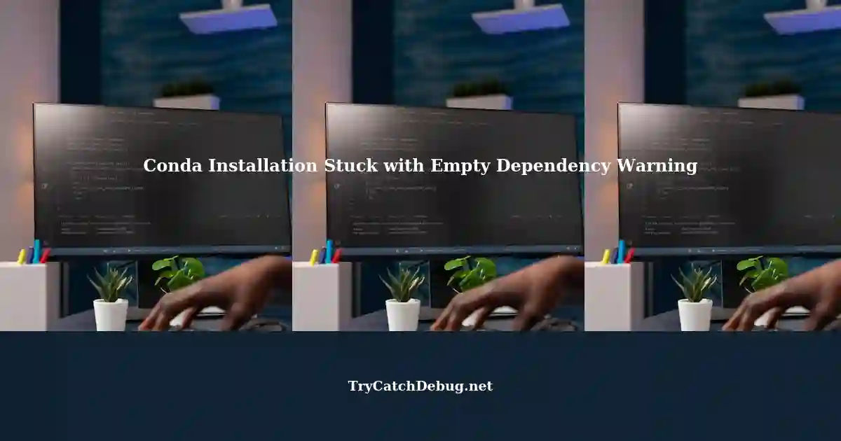 Troubleshooting Conda Installation Stuck: 'warning: libmamba Added