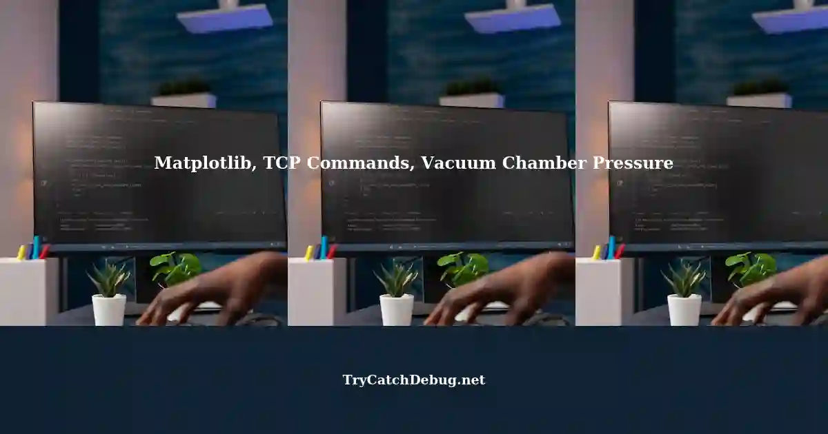 Plotting Pressure in a Vacuum Chamber using Matplotlib and TCP Commands ...