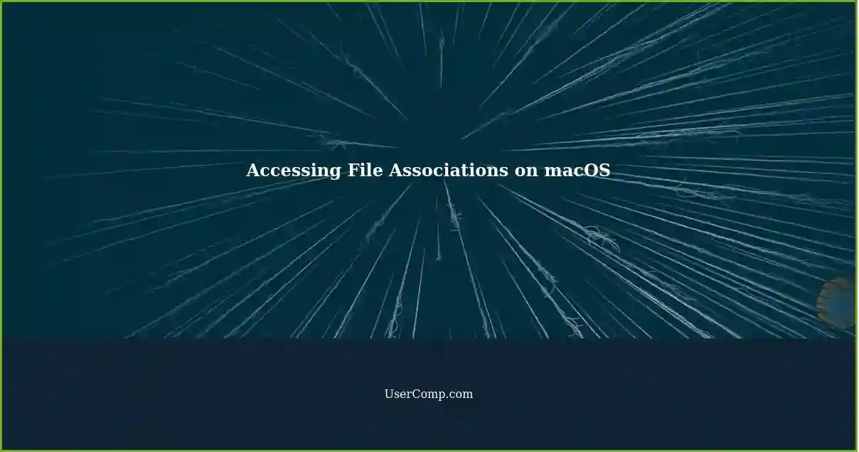 Accessing File Associations on macOS