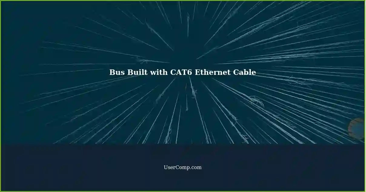 Bus Built with CAT6 Ethernet Cable