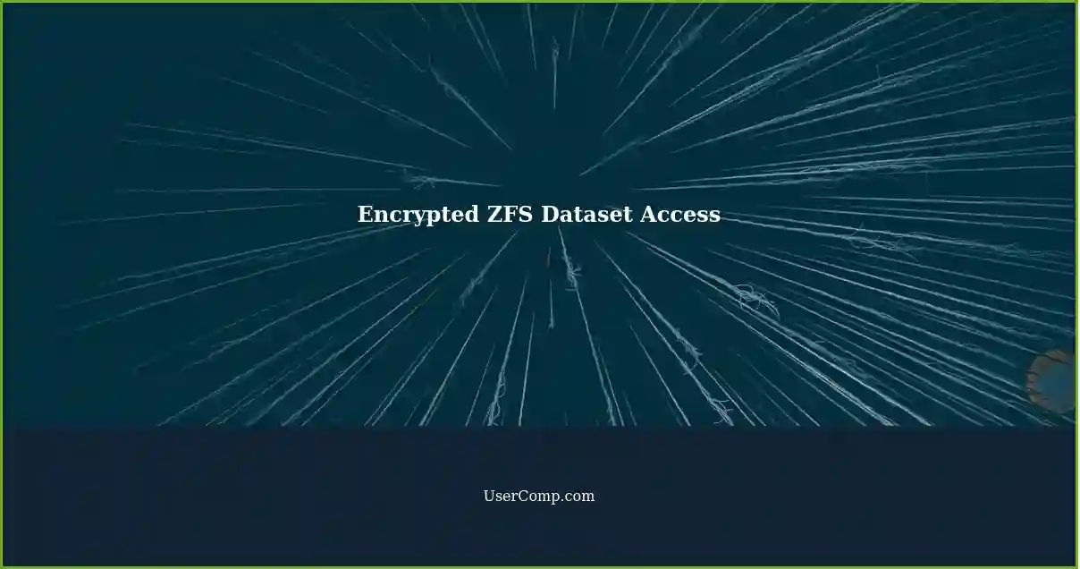 Encrypted ZFS Dataset Access