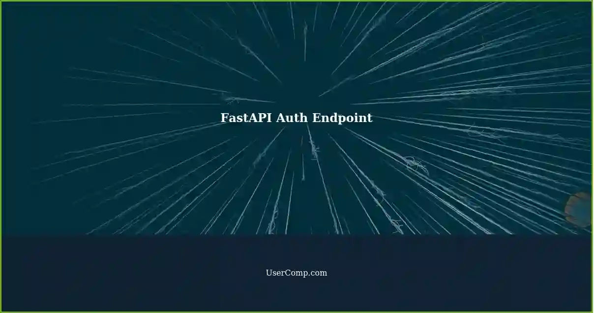 FastAPI Auth Endpoint