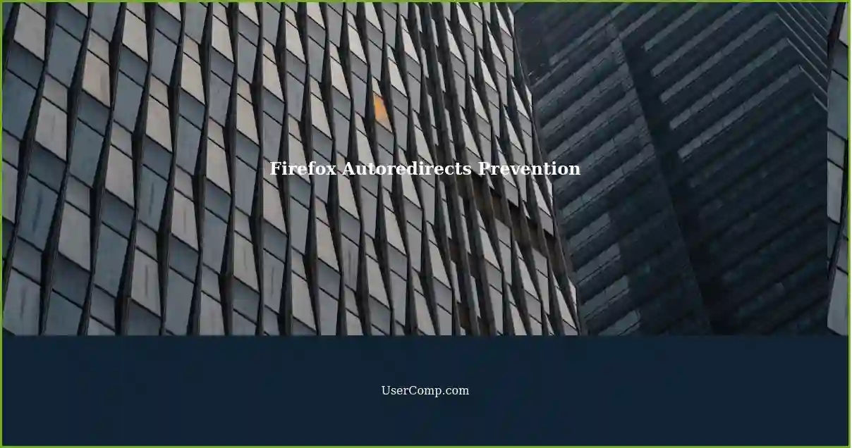 Firefox Autoredirects Prevention