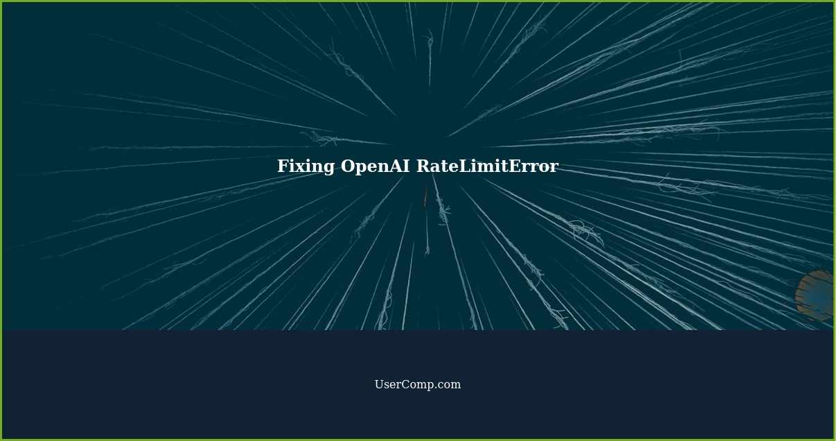 Fixing OpenAI RateLimitError