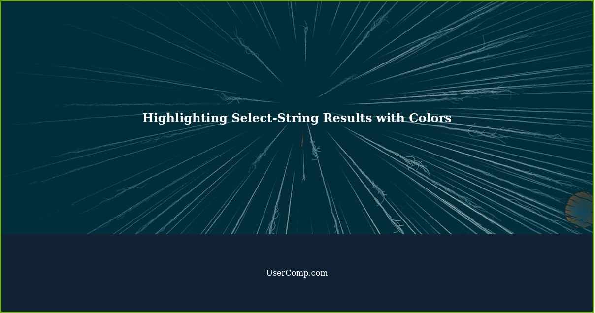 Highlighting Select-String Results with Colors