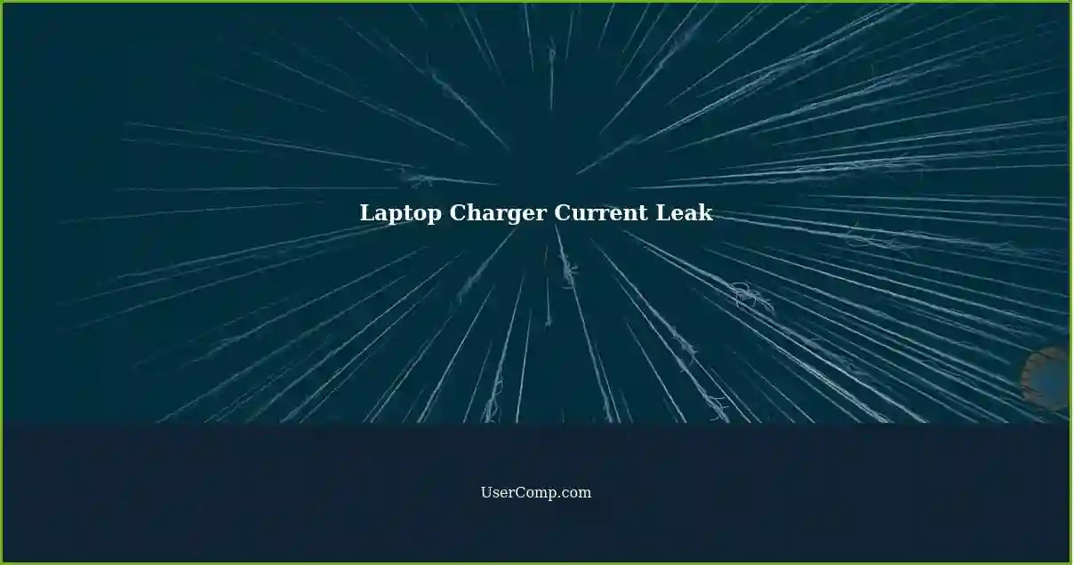 Laptop Charger Current Leak