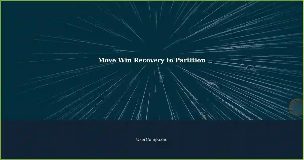 Move Win Recovery to Partition