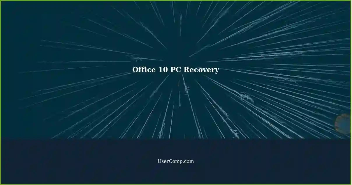 Office 10 PC Recovery