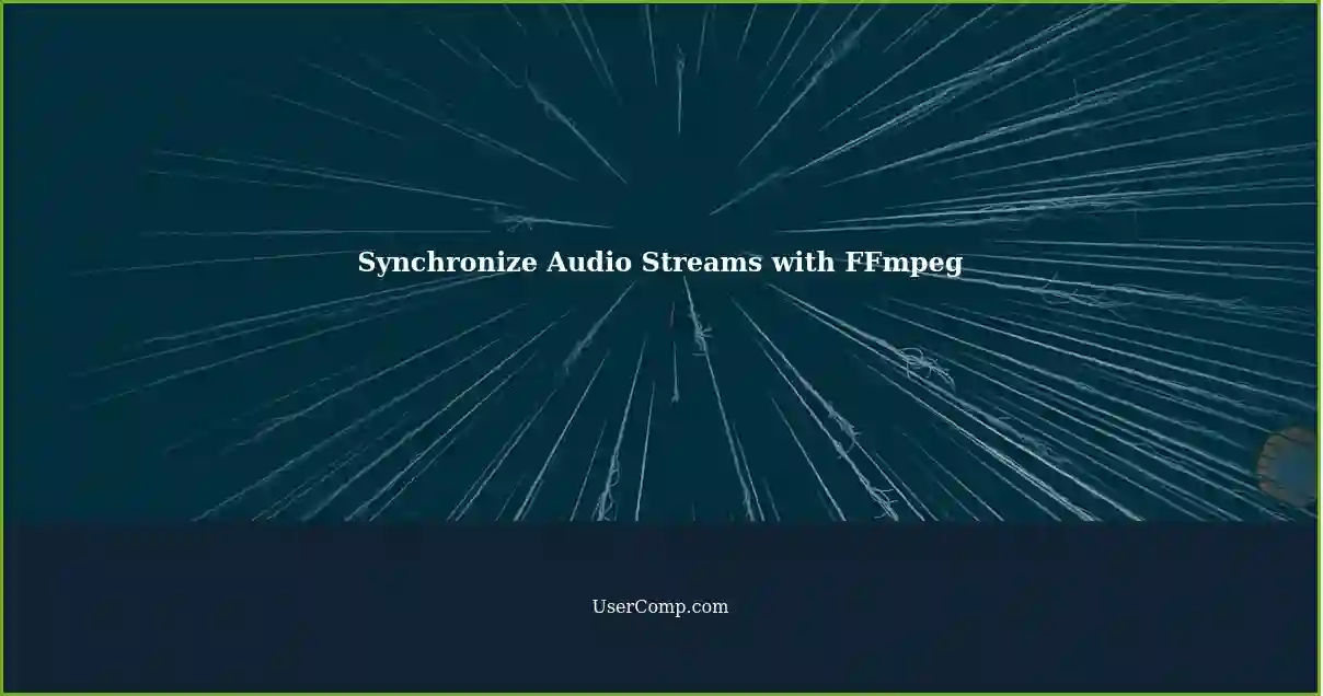 Synchronize Audio Streams with FFmpeg