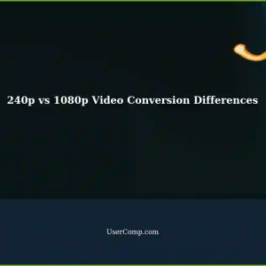 Understanding the Difference Between 240p and 1080p Video Conversions