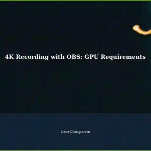 4K Display and Recording Screen at 4K Resolution with OBS: Do I Need a 4090 GPU for 8K Video Outputs?