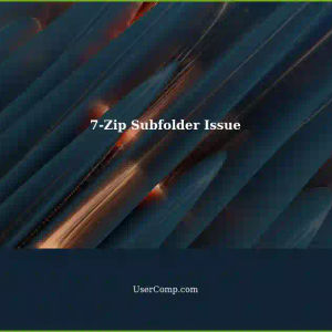 7-Zip Command Line: Files Not Included When Compressing Subfolders