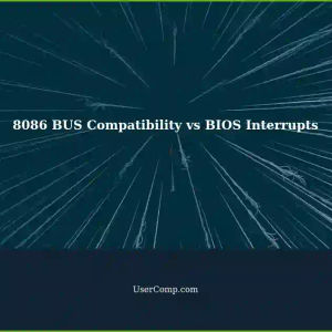 Using 8086 BUS Compatibility Instead of BIOS Interrupts for a 8086 Game