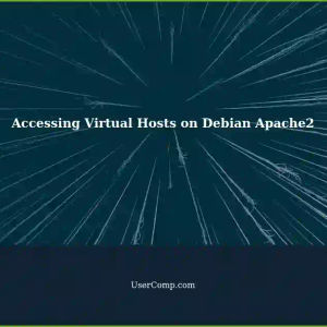 Debian Apache2 Host with Three Virtual Hosts: Accessing Virtual Host Pages from Another Device Network